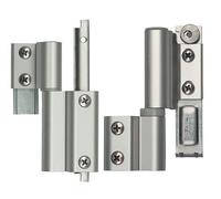 Paire de paumelle symétrique Galicube FAPIM oscillo-battant NJ aspect inox - 1404AI-NJ