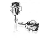 Paire de pédales automatiques VTT XLC PD-S15 - Corps et cage en aluminium, axe CroMo, roulement à cartouche