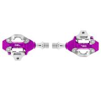 Paire de pedales automatiques wolft tooth del gravel clipless pedal violet