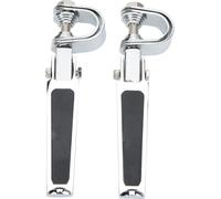 Paire de pédales Clevis Foot et cale-pieds universel pour moto de route avec 1in - 1-1/4in autoroute -moteur -Crash Bar
