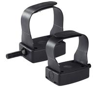 Paire de pédales d'exercice de Rechange 9/16" - de Glissement - Sangles réglables - Construction Haute Performance - Accessoire de Cyclisme d'intérieur pour la Maison, la Salle de Gym