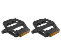 Dmr V6 Pedals Argenté Black Reflector
