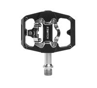 Paire de pédales gravel - plate automatique ou standard alu Switch Cnc (Shimano Spd)