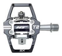 Ht Components T2-sx Bmx Pedals Argenté Black