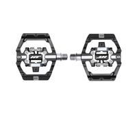 Paire De Pédales Hybrides Duo D1 Noir HTD1.N HT-COMPONENTS Pédales Vélo MTB