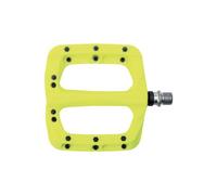 Paire de pedales nylon ht components pa03a jaune fluo