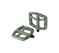 Paire de pedales plates bbb decoder vert olive