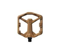 Crankbrothers Pédale plateforme Stamp 0 – corps composite léger, 12 broches – Taille S Marron