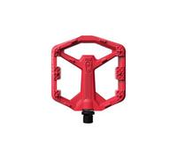 Crankbrothers Pédale plateforme Stamp 0 S – Rouge – Corps composite, 12 broches