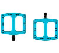 Paire de pedales plates deity deftrap turquoise