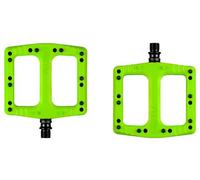 Paire de pedales plates deity deftrap vert