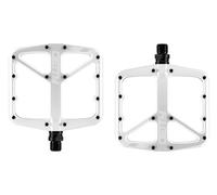 Paire de pedales plates deity supervillain argent