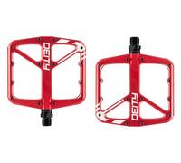 Paire de pedales plates deity supervillain rouge