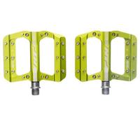 Paire de pedales plates enfant ht ae12 vert pomme