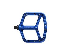 Paire de pedales plates oneup wave bleu fonce