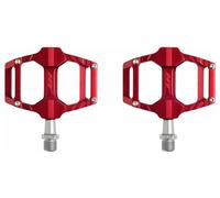 Paire de pedales plates pour enfant ht components ar06 rouge