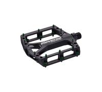 Paire de pédales plates Reverse Components Black one Noir