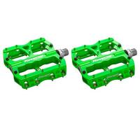 Paire de pedales plates reverse escape vert fluo
