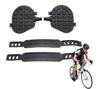 Paire de pédales réglables antidérapantes pour vélo d'appartement | Pièces de vélo d'appartement Spin Bike Indoor Cycle Exercice Fitness Pièces de rechange Équipement d'entraînement cardio à