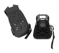 Paire de pédales résine pour adapter sur cales et autres pour pédaler sans les chaussures de velo P2R Look - Shimano Noir TU