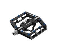 Paire de pedales semi automatiques avec cages funn mamba grs single side spd noir
