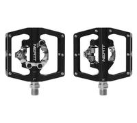 Paire de pedales semi automatiques avec cages neatt single side spd noir