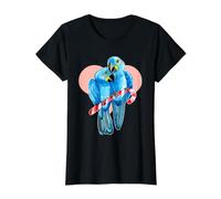 Paire de perroquets en Jacinthe sur Canne à Sucre et cœur T-Shirt Graphique avec Valeur