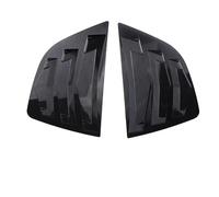 Paire de persiennes Custode arrière, Panneau becquet Compatible avec Honda Jazz GK5 Hatchback 2014-2018, Autocollant décoratif pour aération(Carbon Fiber Look)