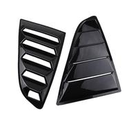 Paire de persiennes de vitres arrière, aileron, aspect carbone, Compatible Pour Ford Mustang 2015, 2016, 2017, 2018, 2019, 2020, décoration autocollante(Carbon Fiber Look)