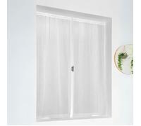 Linder Paire de vitrages Scala Blanc azuré en 60x140cm