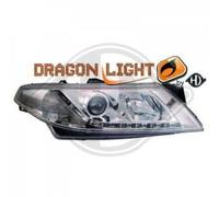 Paire De Phare À Design LED Dragon DRL Chromé Renault Laguna 01-05