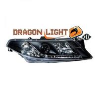 Paire De Phare À LED Dragon Clair Noir Pour Renault Laguna Estate 01-05