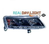 Paire De Phare À LED DRL LHD Clair Noir H7 H1 Pour Audi A6 04-08