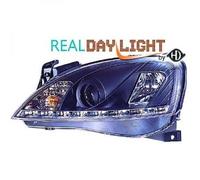 Paire De Phare À LED DRL LHD Clair Noir Pour Vauxhall Corsa C 00-06