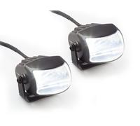 Paire De Phare À LED Universel HI-BEAM Avec Support Pour Moto