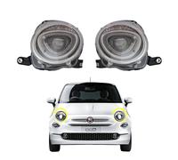 Paire De Phare Avant Droit Et Gauche H7 Fiat Nouvelle 500 Depuis 2015