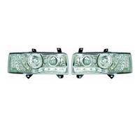Paire De Phare Avant LHD LED Dragon Clair Chrome Pour VW T4 90-03