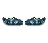 Paire De Phare Projecteur À LHD Yeux D'Ange Clair Noir Peugeot 306 II 1997-01