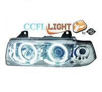 Paire De Phare Projecteur CCFL Clair Chrome Pour BMW 3 Série E36