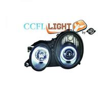 Paire De Phare Projecteur CCFL LHD OS NS Clair Noir Pour Mercedes CLK C208 97-02
