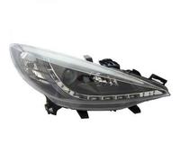 Paire De Phare Projecteur LED Dragon Clair Noir Pour Peugeot 207 06-1