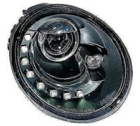 Paire De Phare Projecteur LHD DRL LED Dragon Clair Noir Pour VW New Beetle 98-05