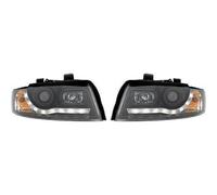 Paire De Phare Projecteur LHD LED Dragon DRL Lumières Noires Audi A4 8E 2000-04