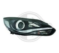 Paire De Phare Projecteur LHD LED DRL Clair Noir Pour Ford Focus IV CB8 11-