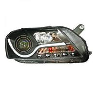 Paire De Phare Projecteur LHD LED DRL Clair Noir Pour VW Passat Estate 10-O