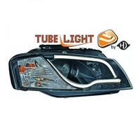 Paire De Phare Projecteur LHD LED Lightbar DRL Clair Noir Pour Audi A3 03-0