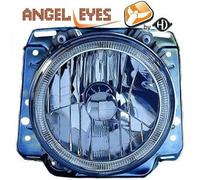Paire De Phare Projecteur LHD Yeux D'Ange Clair Chrome Pour VW Golf II Typ191