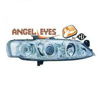 Paire De Phare Projecteur LHD Yeux D'Ange Clair Chrome Vauxhall Vectra B 99-02