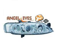 Paire De Phare Projecteur LHD Yeux D'Ange Clair Chrome Vauxhall Vectra B 99-02