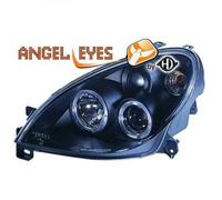 Paire De Phare Projecteur LHD Yeux D'Ange Clair Noir H1 Pour Citroën Xsara Break